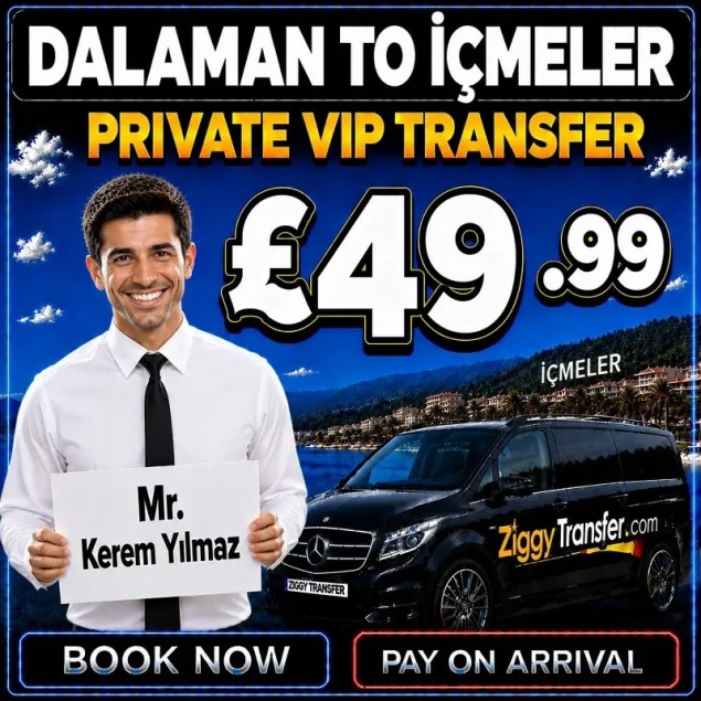 Dalaman Airport to İçmeler cheap transfer